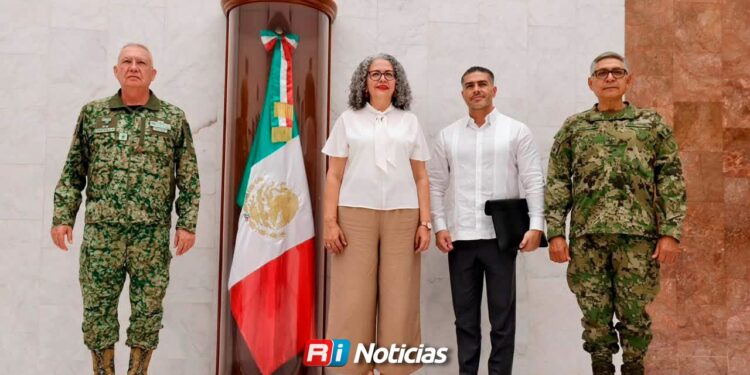 Gabinete de seguridad y gobierno de Sinaloa acuerdan fortalecer acciones de seguridad en Mazatlán