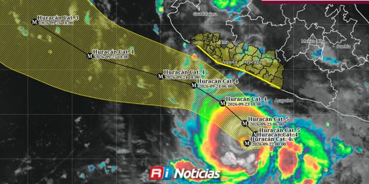 Huracán Polo alcanza categoría 5; refuerzan prevención en cuatro estados
