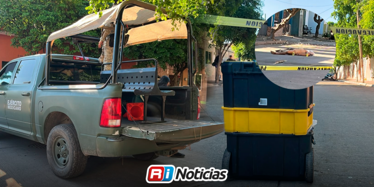 Localizan cuerpo envuelto en plástico y con un mensaje en Tierra Blanca, Culiacán