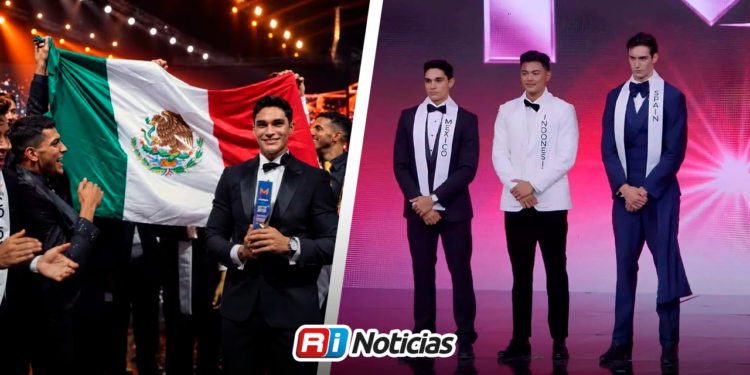 Mazatleco Andrés Briseño hace historia y gana Mister International 2026