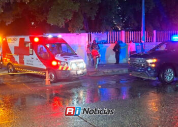 Muere madre de familia tras recibir descarga eléctrica afuera de primaria en Culiacán