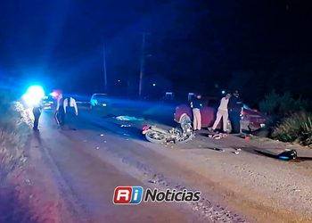 Muere motociclista de 62 años tras choque contra automóvil en Navolato