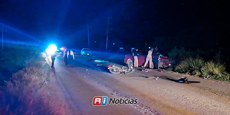 Muere motociclista de 62 años tras choque contra automóvil en Navolato