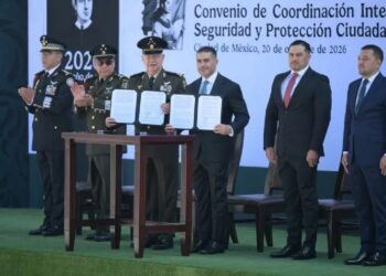 Defensa y SSPC firman convenio Interinstitucional para “velar por la seguridad y el bienestar del pueblo de México”