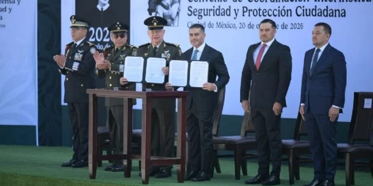 Defensa y SSPC firman convenio Interinstitucional para “velar por la seguridad y el bienestar del pueblo de México”