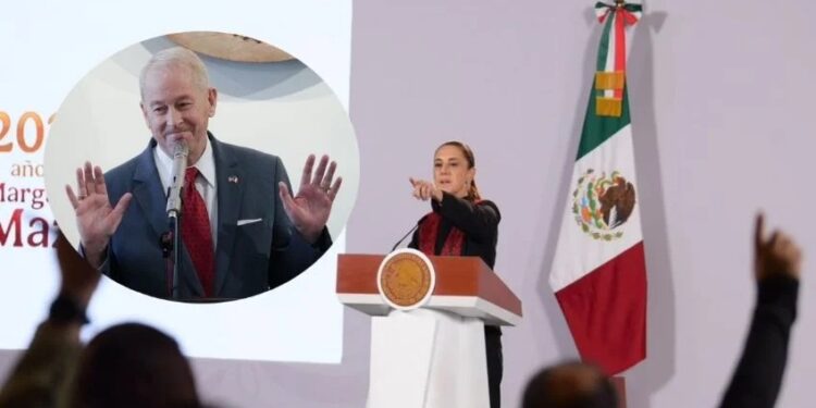 Claudia Sheinbaum acuerda reunión con embajador Ronald Johnson