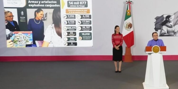 Entregan voluntariamente más de 14 mil armas a cambio de dinero con programa federal
