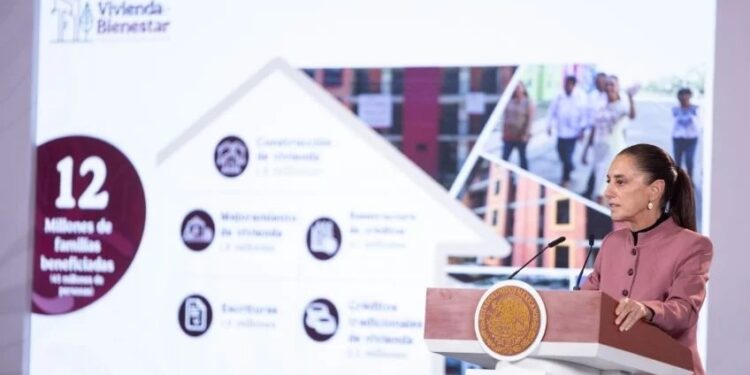 12 millones de familias van a ser beneficiadas con programa de Vivienda para el Bienestar, destaca Sheinbaum