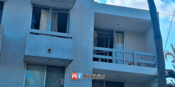 Explosión por acumulación de gas deja un lesionado en condominio de Cerritos, en Mazatlán