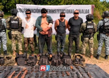 Detienen a cinco civiles tras enfrentamiento en Concordia; aseguran cinco fusiles AK-47