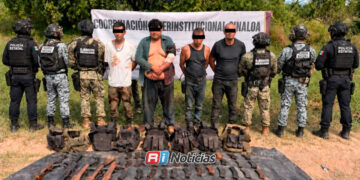 Detienen a cinco civiles tras enfrentamiento en Concordia; aseguran cinco fusiles AK-47