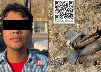 Marina detiene a dos personas con droga y destruye ocho explosivos en Sinaloa
