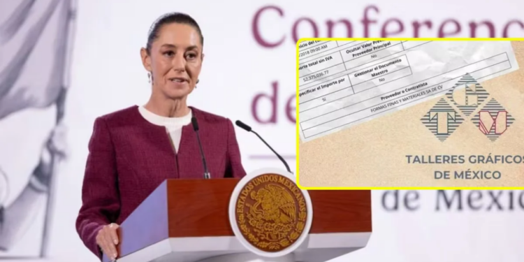 Sheinbaum propone convertir a Talleres Gráficos en empresa para fabricar material electoral
