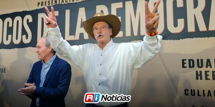“Más vale amarrar y asegurar”; Vicente Fox llama a unir a la oposición para sacar a Morena de Sinaloa
