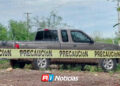 Hallan a hombre asesinado sobre una camioneta junto a un arroyo en Guamúchil