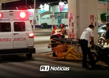 Motociclista queda grave tras ser arrollado por automóvil que huyó en Mazatlán
