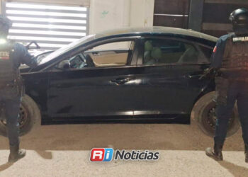 Recuperan automóvil con reporte de robo en Lomas de San Isidro, en Culiacán