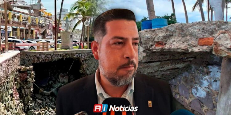 Advierten que podrían aparecer más socavones en el malecón de Mazatlán
