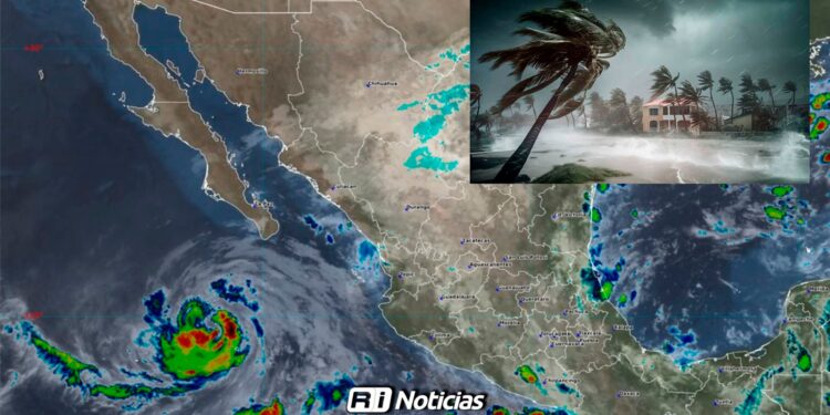 Huracán Rachel mantiene alerta en el Pacífico; Sinaloa enfrentará oleaje de hasta 3 metros