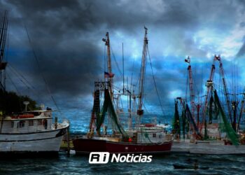 Mal tiempo podría retrasar salida de barcos camaroneros de Mazatlán