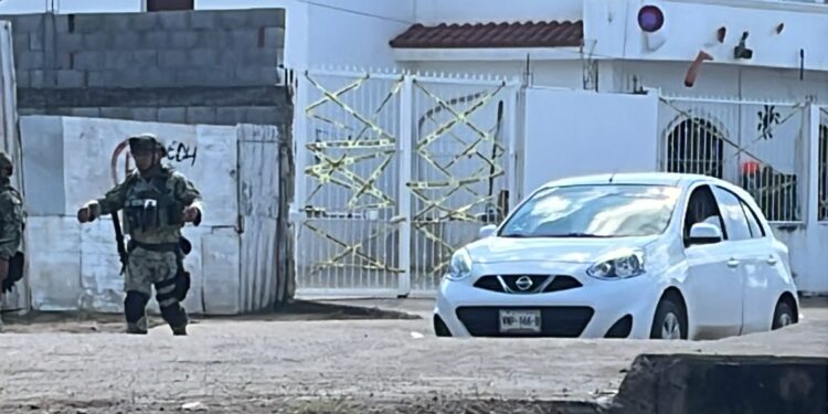 Persiguen y balean a un hombre en la colonia Díaz Ordaz, en Culiacán