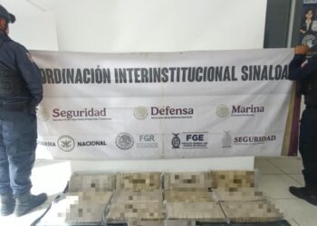Grupo Interinstitucional aseguró más de 20 kilogramos de presunta marihuana en Culiacán
