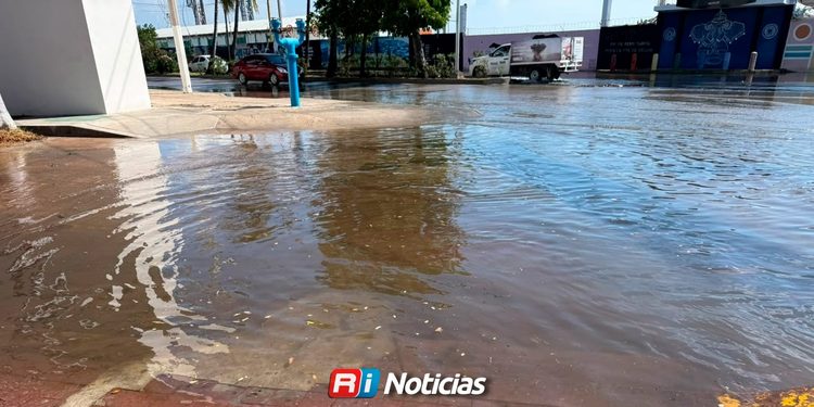 Inundaciones por marea alta y paso de Simón afectan la avenida Emilio Barragán y Miguel Alemán