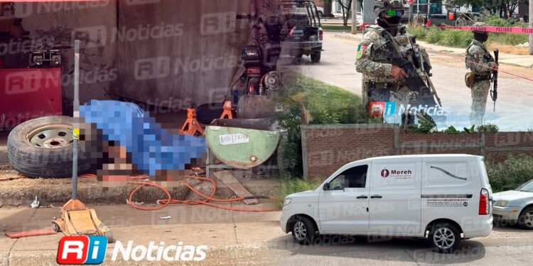 Asesinan a balazos a un hombre al interior de una llantera en Mazatlán