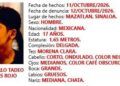 Activan Alerta Amber por desaparición de Giancarlo de 17 años en Mazatlán