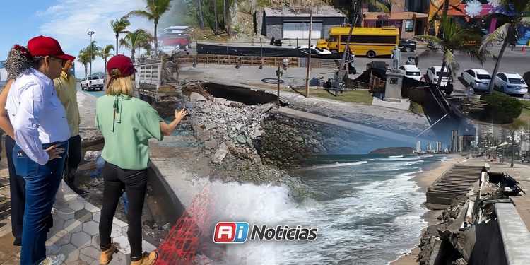 Gobierno de Mazatlán detecta seis socavones en el malecón