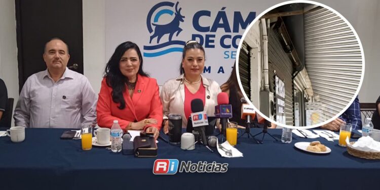 Comercios de Mazatlán bajan cortinas ante dificultades económicas, revela Canaco