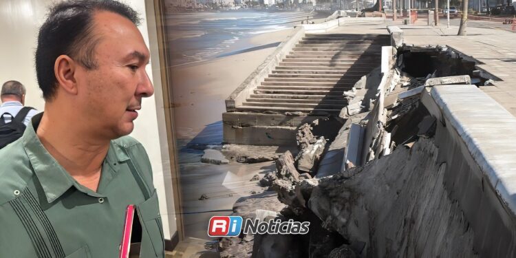 Malecón de Mazatlán sigue sin fecha para su reparación; esperan dictamen técnico