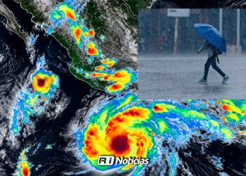 Frente frío 2 y huracán Trudy provocarán lluvias torrenciales y vientos de hasta 120 km/h en México