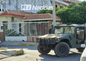 Balean domicilio en la colonia Juan Carrasco, en Mazatlán