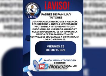 Por ataque a camión con estudiantes, Secundaria SNTE 53 de Escuinapa suspende clases presenciales