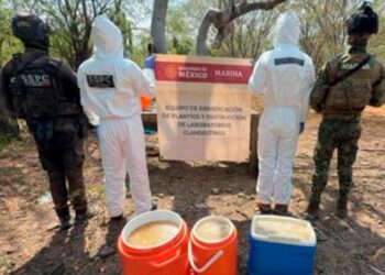 Desmantelan laboratorio de droga sintética en Culiacán; aseguran químicos por 136.8 mdp