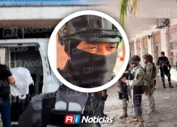 Dos encapuchados dejan hielera con restos humanos en el Palacio Municipal de Mazatlán