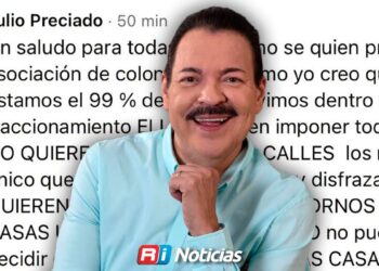 Julio Preciado dice sí a repartir dulces en Halloween; Tendrá para 2 mil niños pese a oposición de colonos