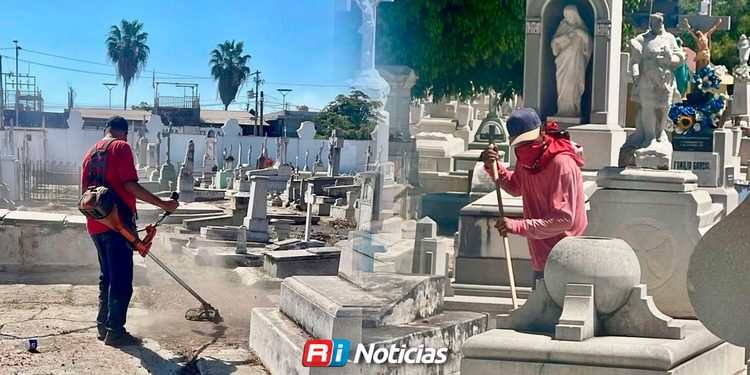 Operativo de inspección y limpieza en panteones de Mazatlán por Día de Muertos