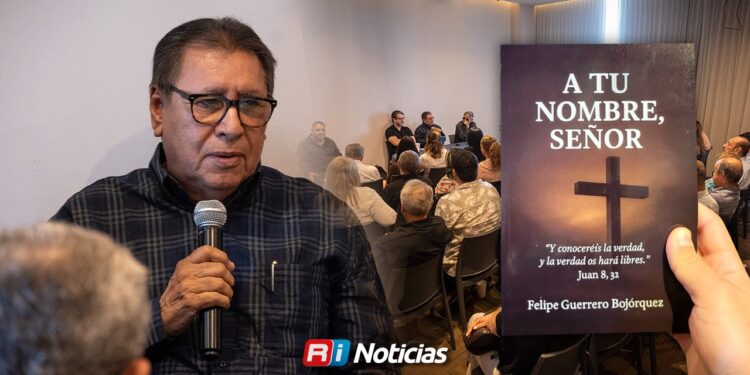 “A tu nombre, señor”, la nueva novela de Felipe Guerrero, llega a lectores de Mazatlán