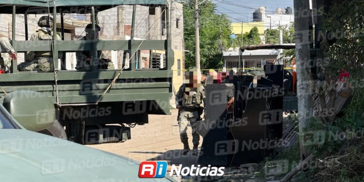Ejército asegura maquinitas tragamonedas en Valle del Ejido, en Mazatlán