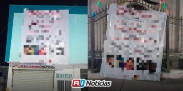 Colocan lonas con mensajes en Mazatlán, Concordia, Escuinapa y Rosario