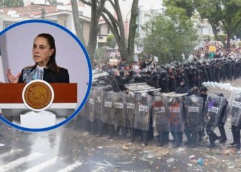 CNDH investiga abusos en manifestación de Jalisco ante exigencias por agua limpia y tras la solicitud de Sheinbaum