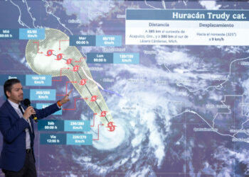 Huracán ‘Trudy’ alcanzaría categoría 4 antes de acercarse a Jalisco y Colima