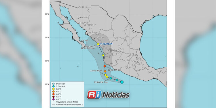 Mazatlán se prepara ante cercanía del fenómeno Simón